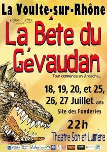 Spectacle la Bête du Gévaudan par L'Artscène
