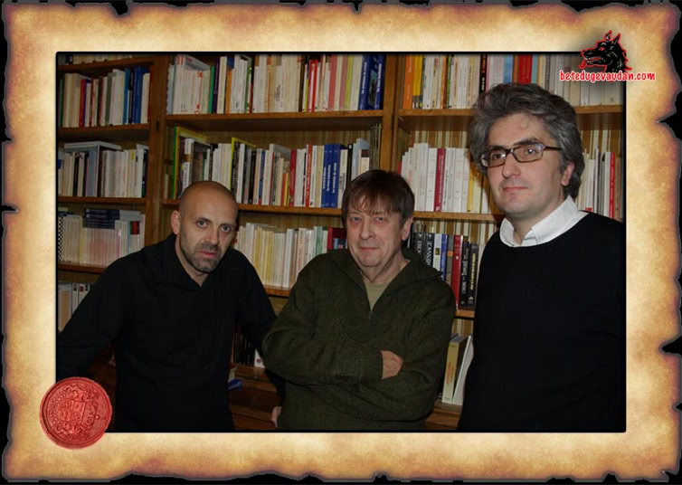 Photo of book authors on the Beast of Gévaudan