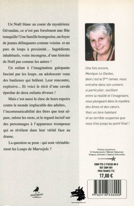 Livre monique le Dantec - Les loups de Marvejols