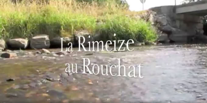 La rivière Rimeise près du village du Rouchat