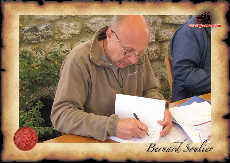 Bernard Soulier dedicates his book on the Beast of Gévaudan
