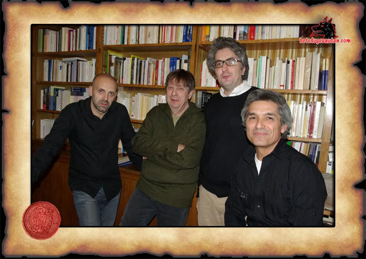 Photo of book authors on the Beast of Gévaudan