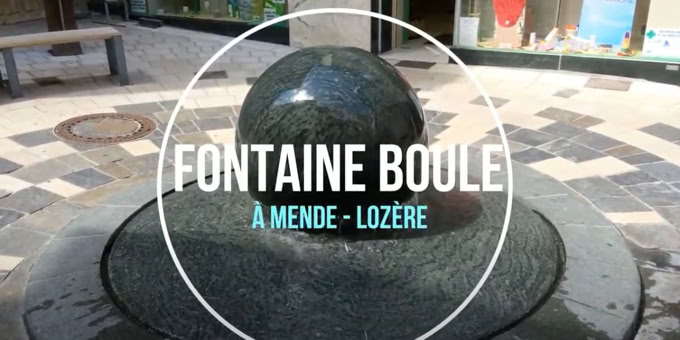 Fontaine Boule à Mende
